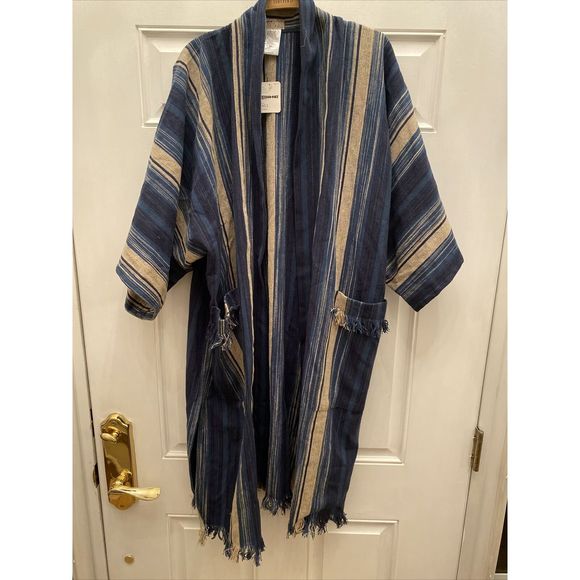 Free People Kimono Duster Western  Colorful O/S NEW - Picture 8 of 10